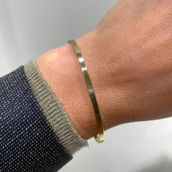 Armband 14k classic stripe