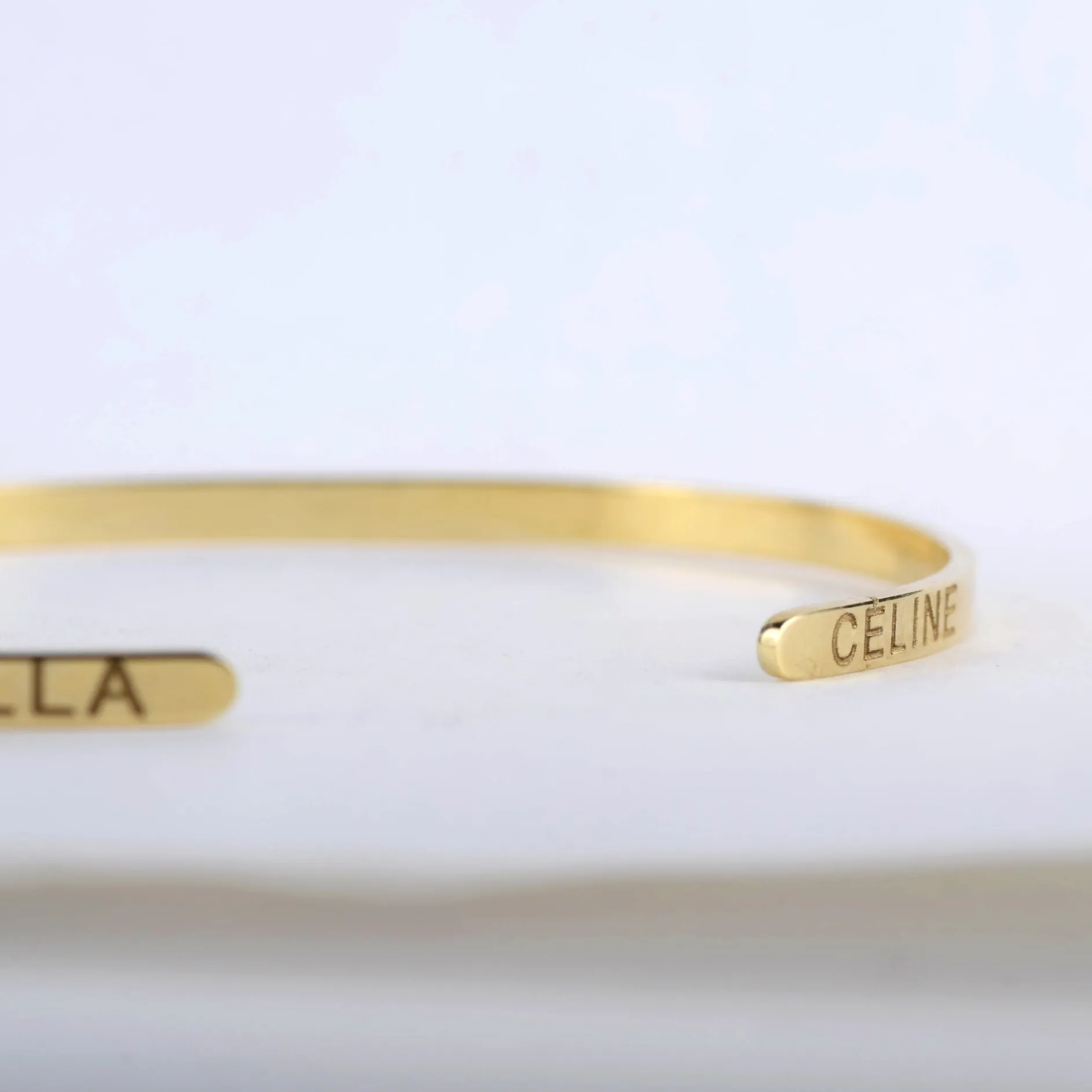 Armband 14k classic stripe