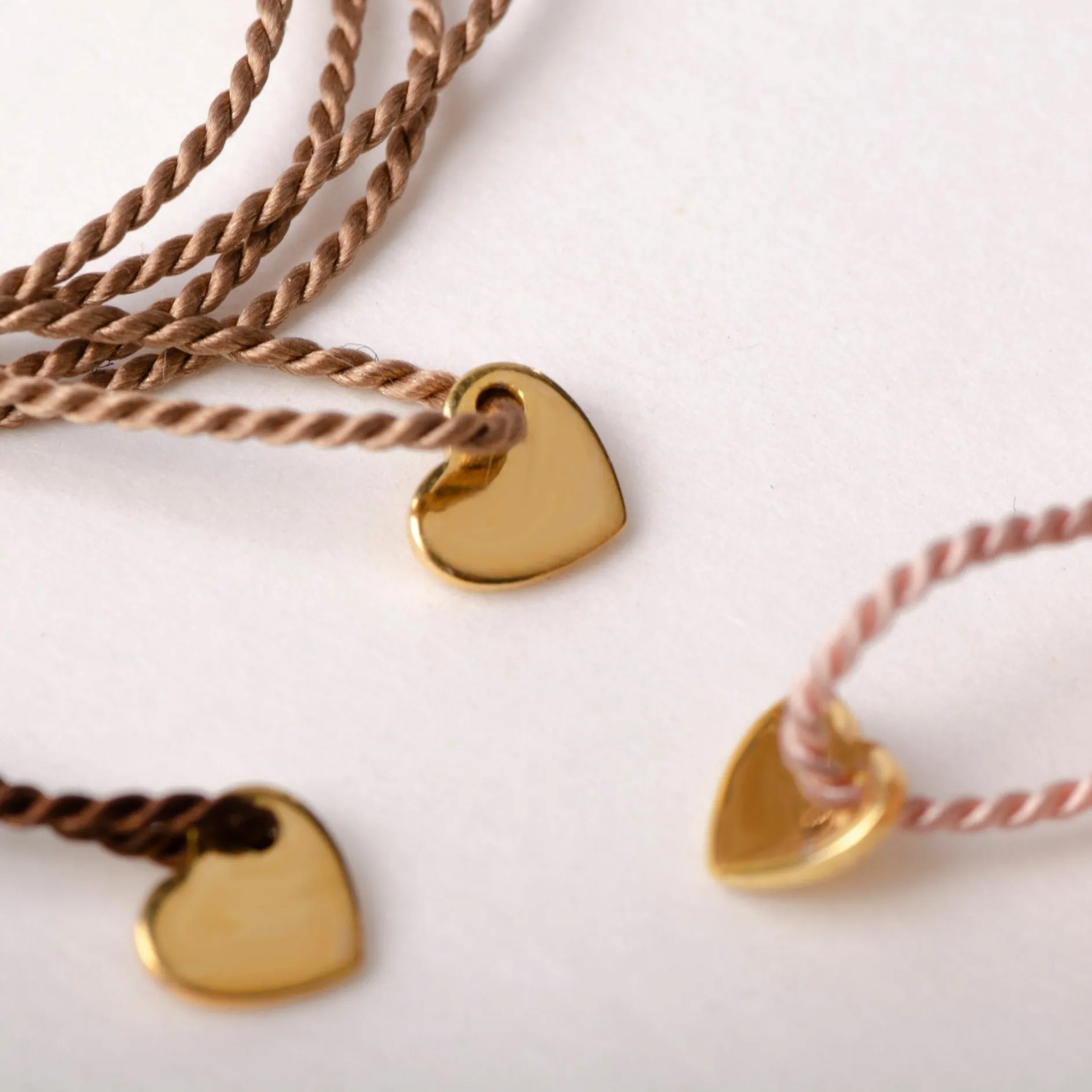 Armband love knot ❤ hart onder de riem