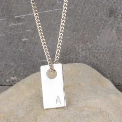 B2B Ketting pendant rectangle