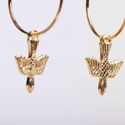 B2B Oorbellen bird hoop