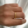 B2B Ring flat pearl