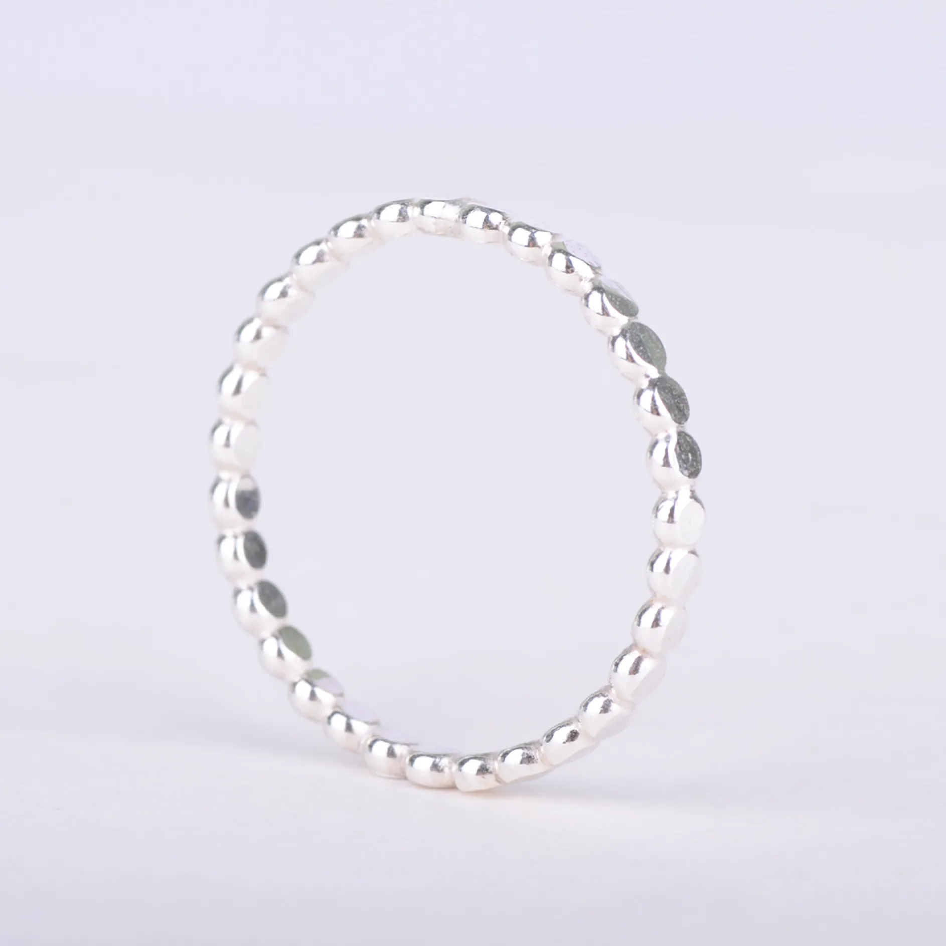 B2B Ring flat pearl