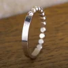 B2B Ring straight pearl