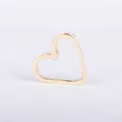 Hanger 14k big heart