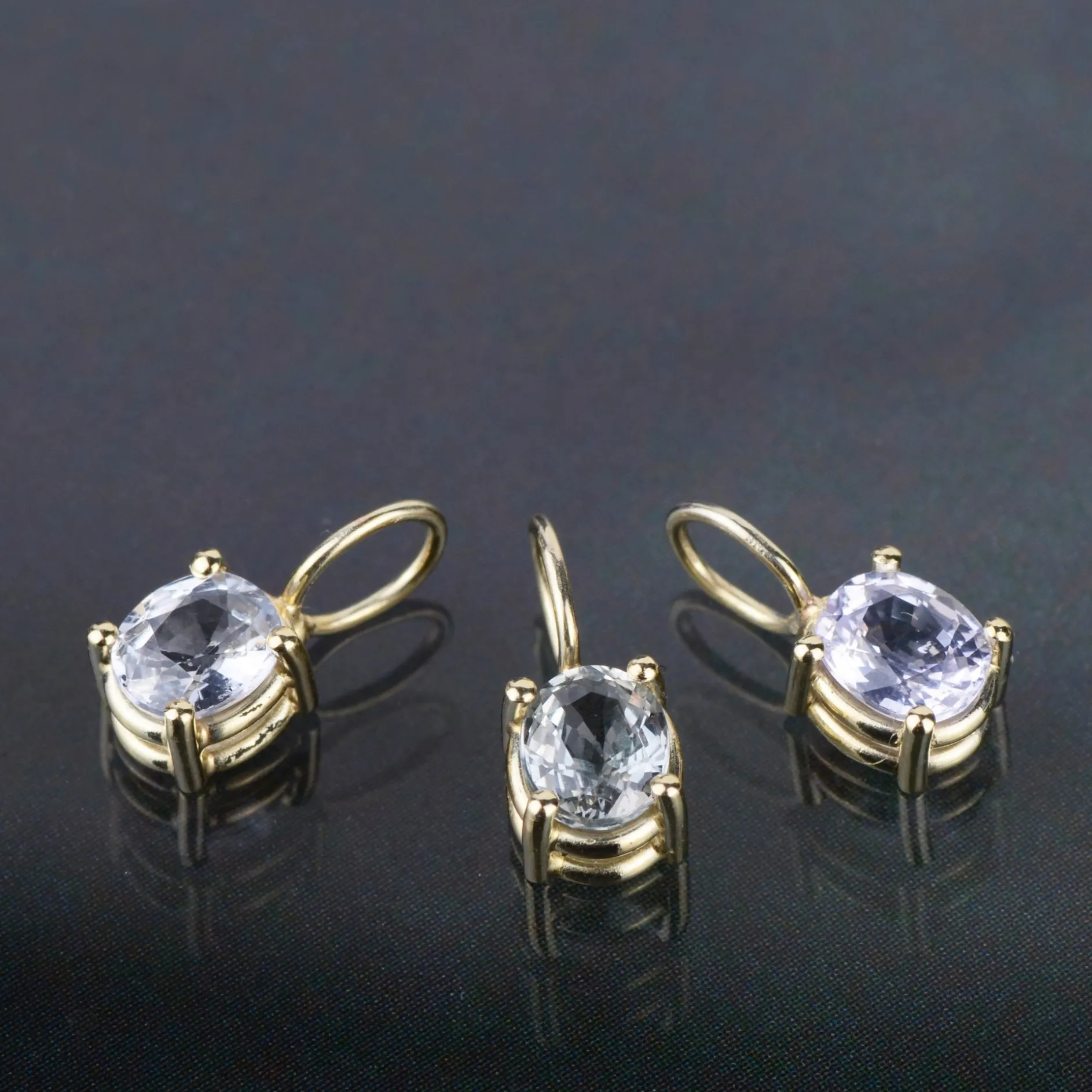 Hanger 14k Bouquet 'Kussen onder de maretak'