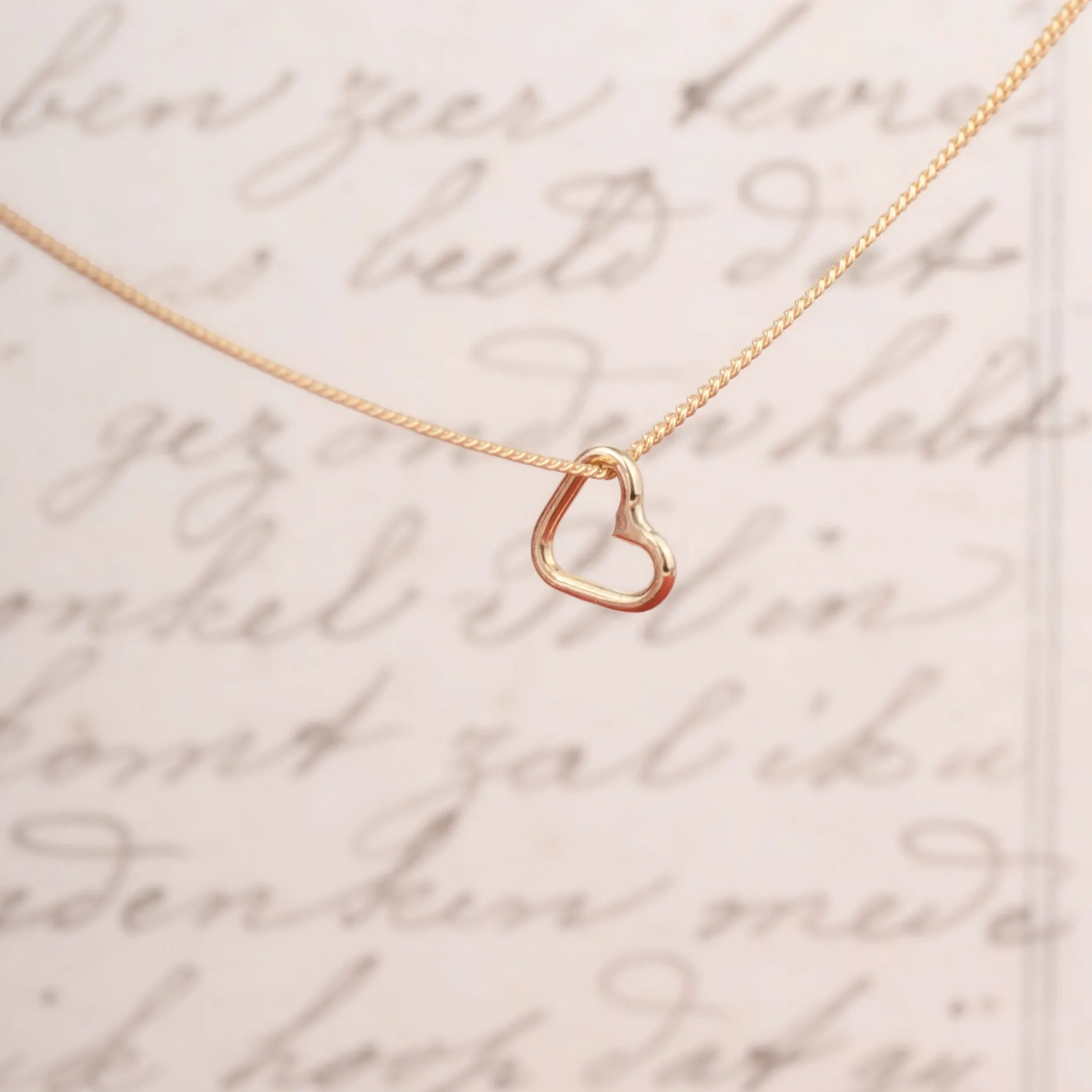 Hanger 14k heart