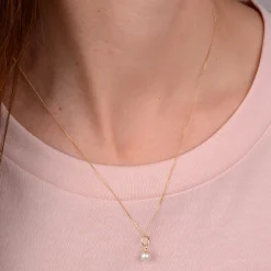 Hanger 14k pearl