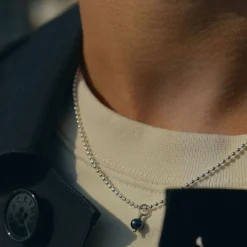 Ketting black pearl