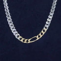 Ketting duo d'or rough