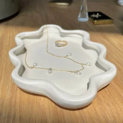 Ketting 14k aquara drop