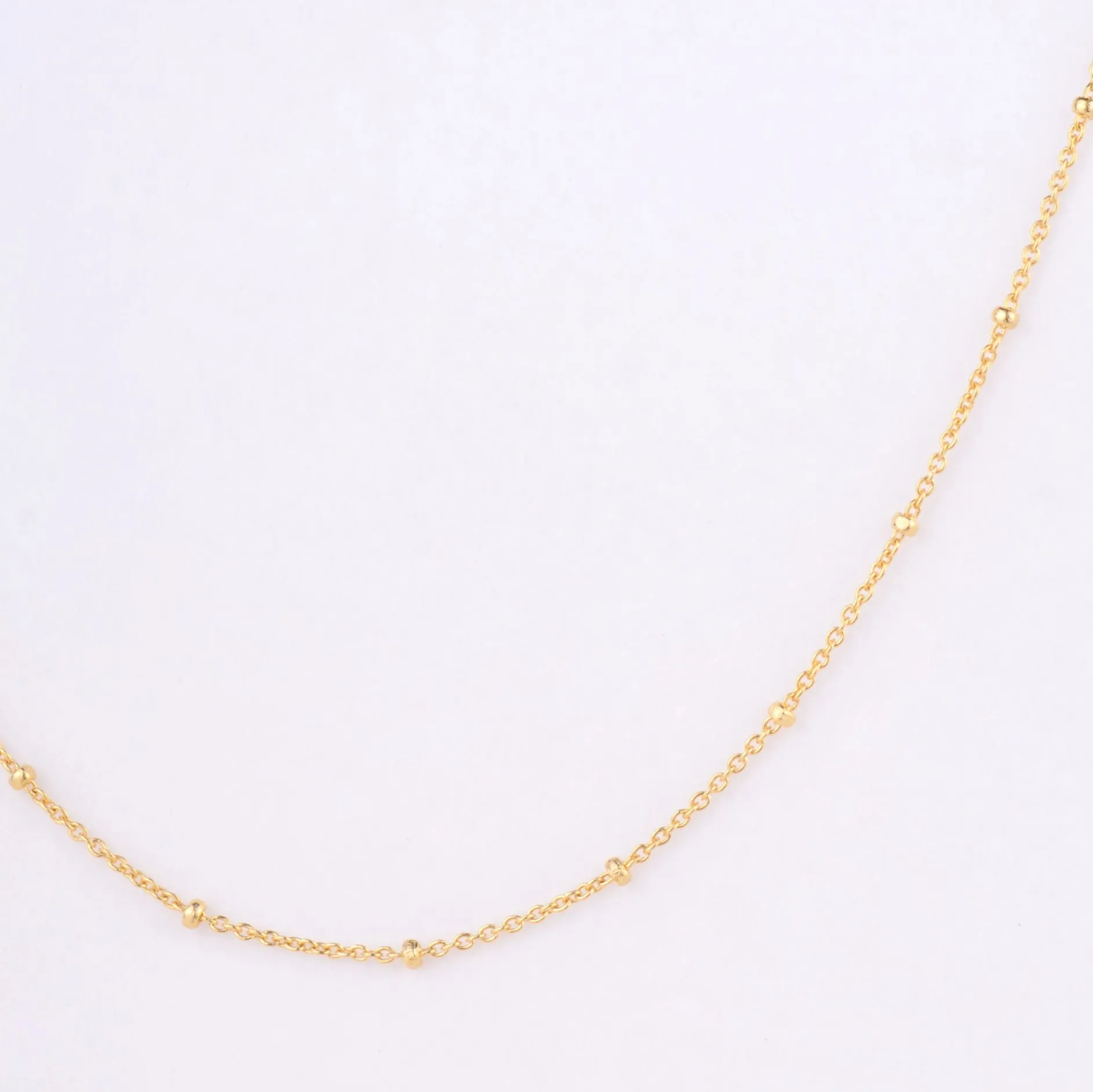 Ketting 14k bamboe