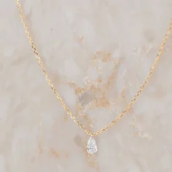 Ketting 18k dangling brilliance