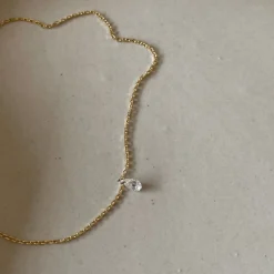 Ketting 18k dangling brilliance