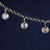 Ketting 14k fall diamonds