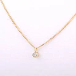 Ketting 14k in the name of the rose