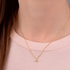 Ketting 14k in the name of the rose