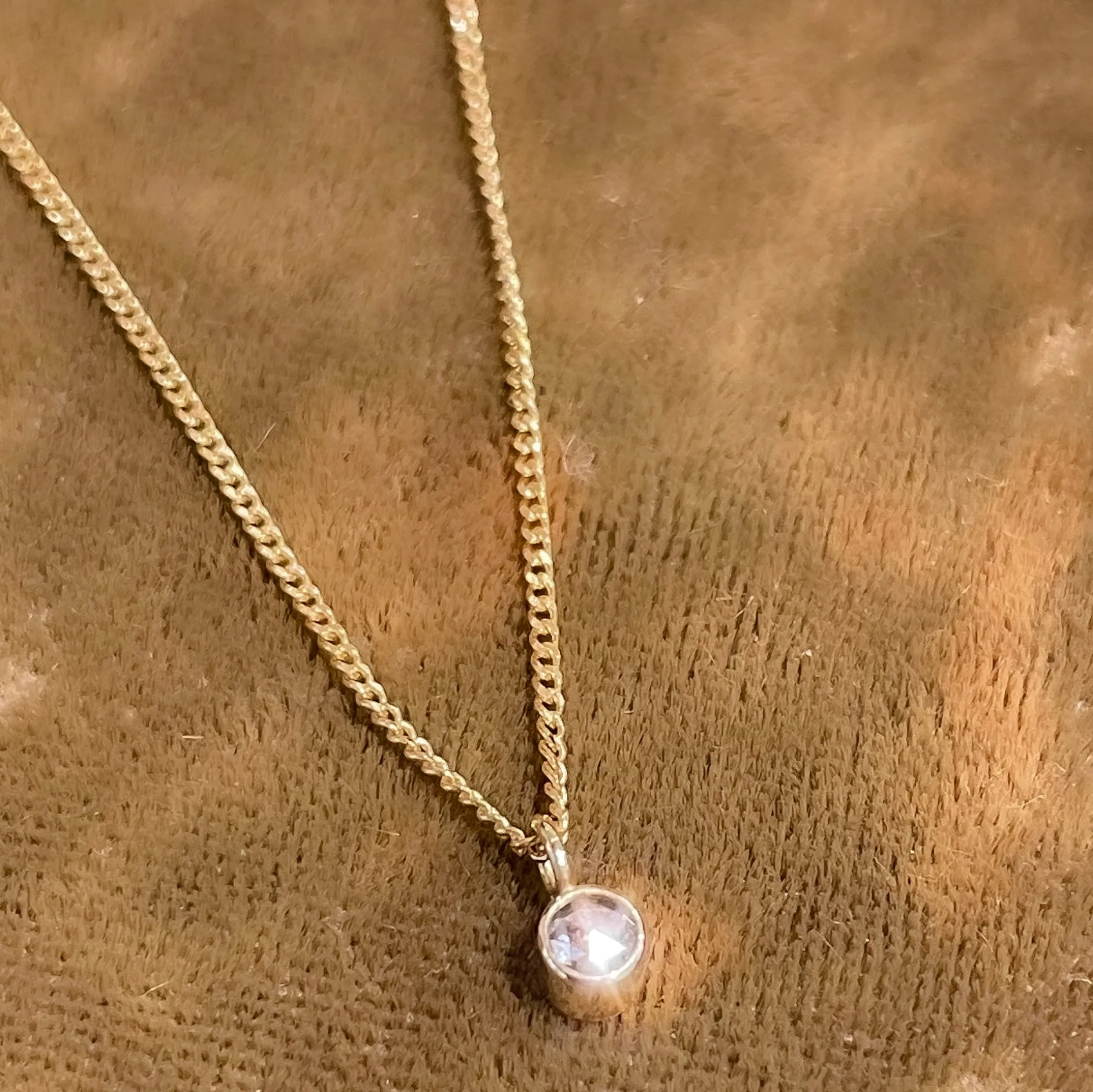 Ketting 14k in the name of the rose