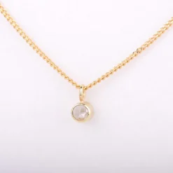 Ketting 14k in the name of the rose