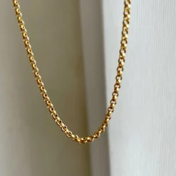 Ketting 14k jasseron