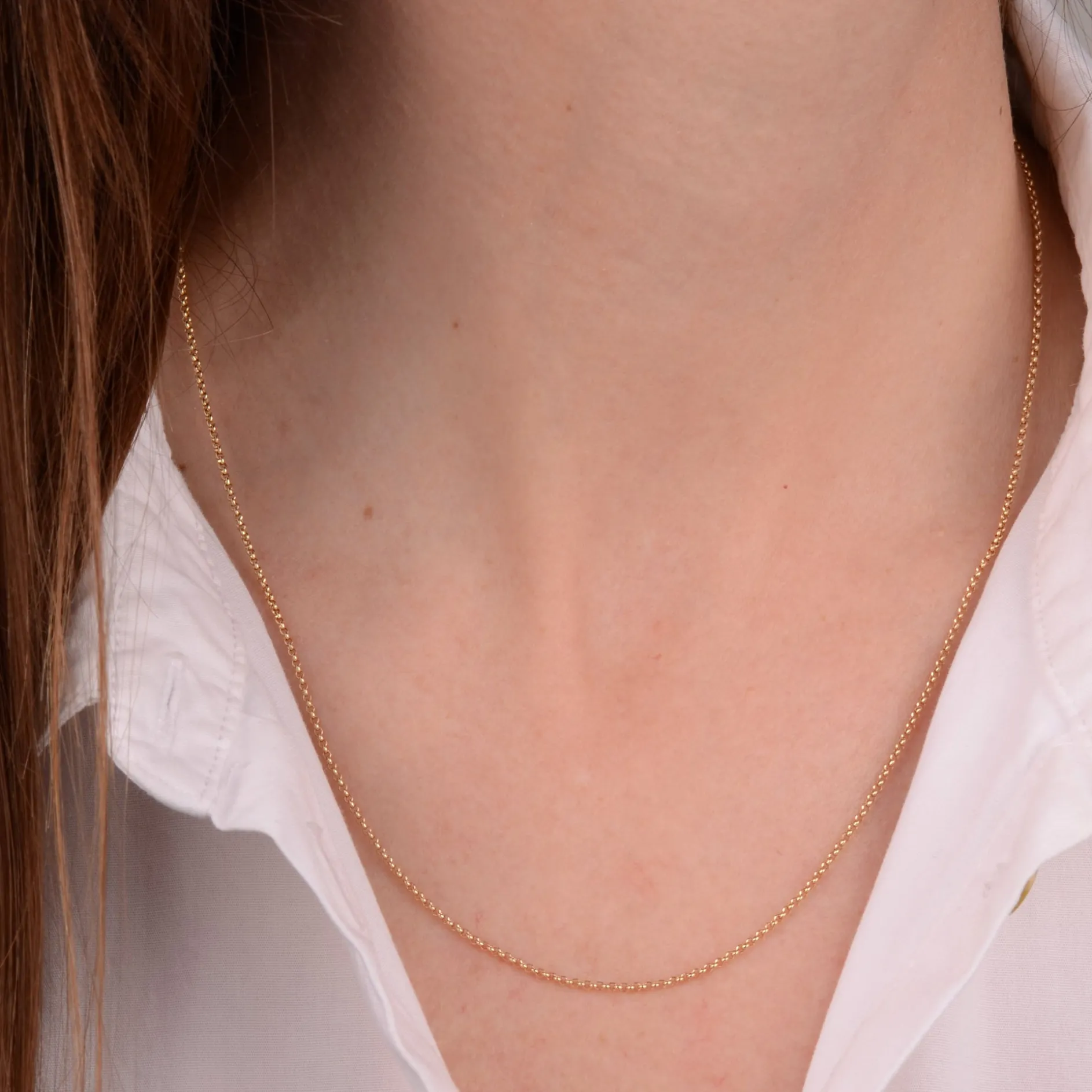 Ketting 14k jasseron