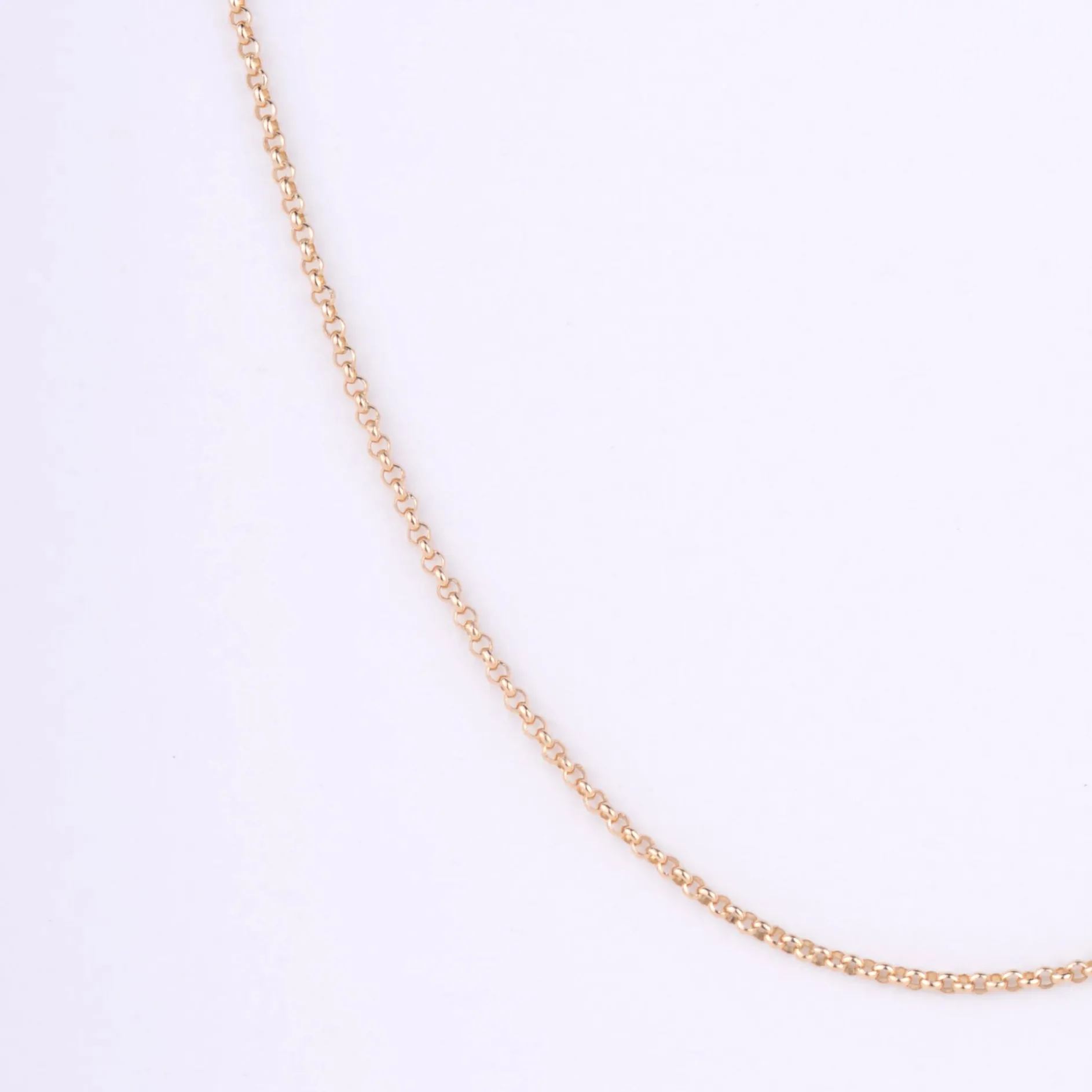 Ketting 14k jasseron