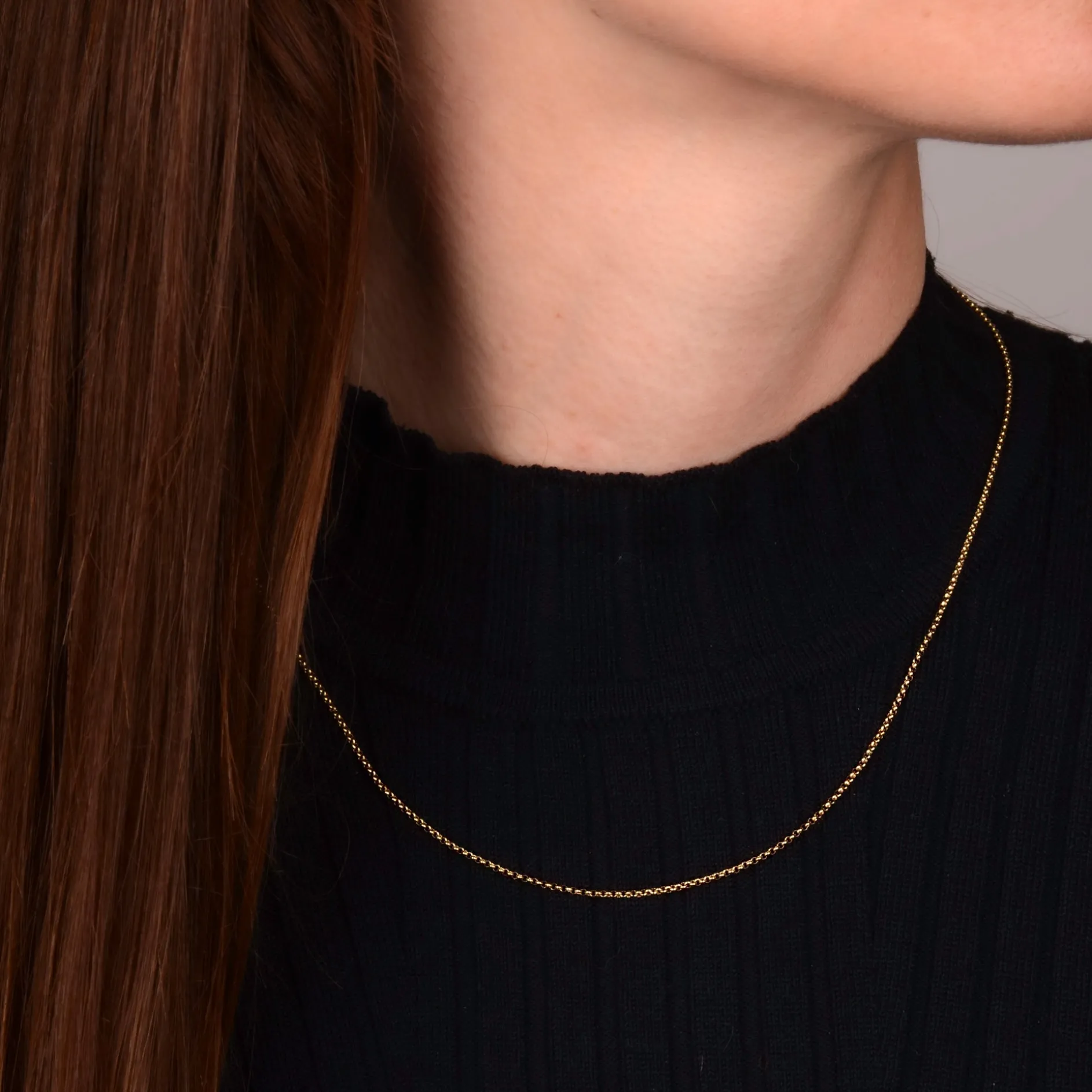 Ketting 14k jasseron