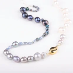 Ketting 14k night and day
