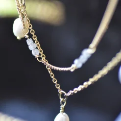 Ketting 14k rough rock