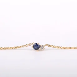 Ketting 14k sparkle indigo