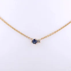 Ketting 14k sparkle indigo