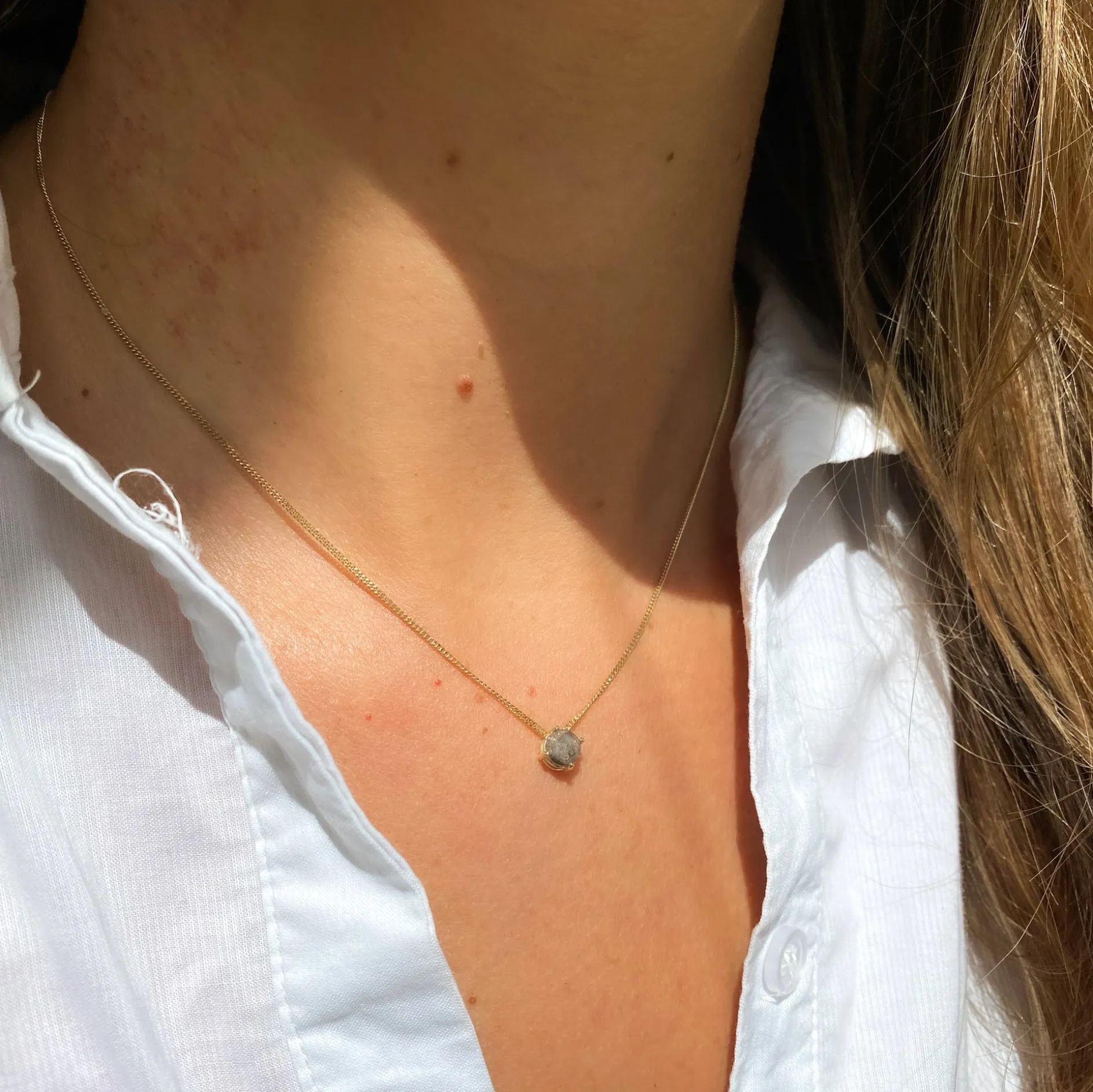 Ketting 14k stardust