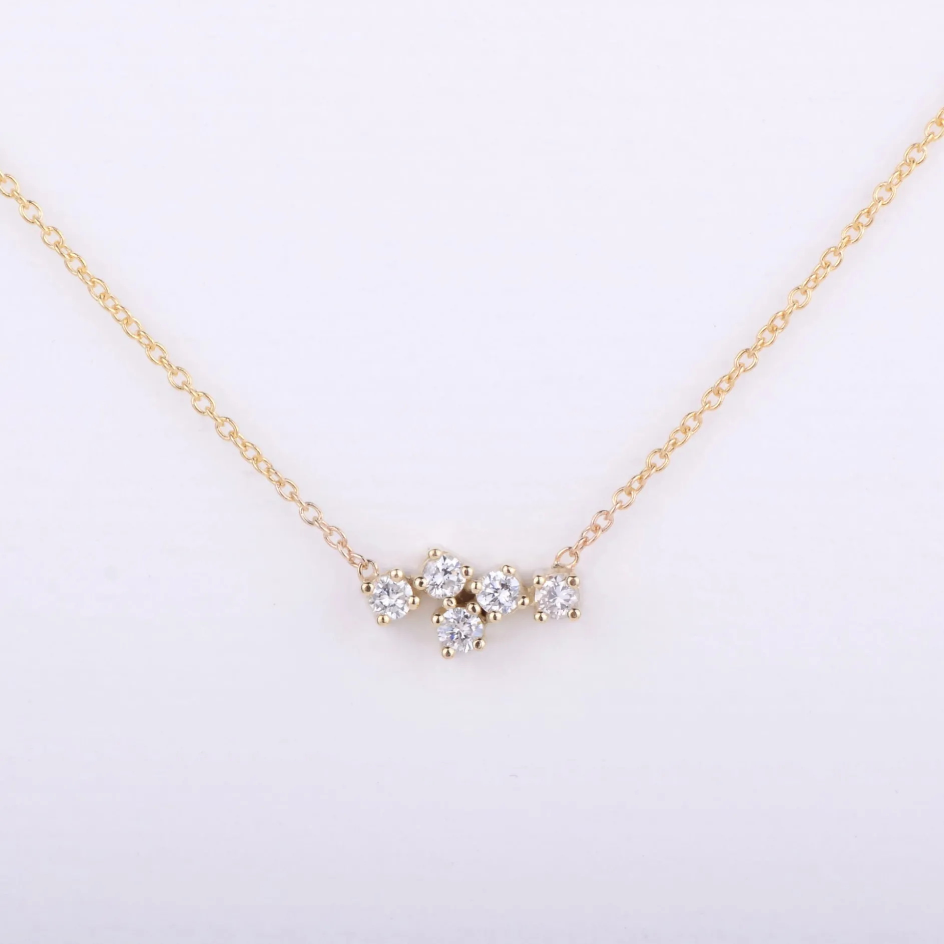 Ketting 14k starlight