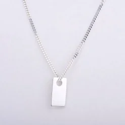 Ketting pendant rectangle