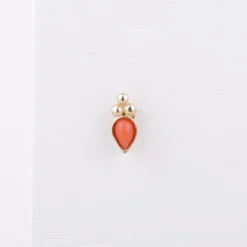 Oorbel 14k amour