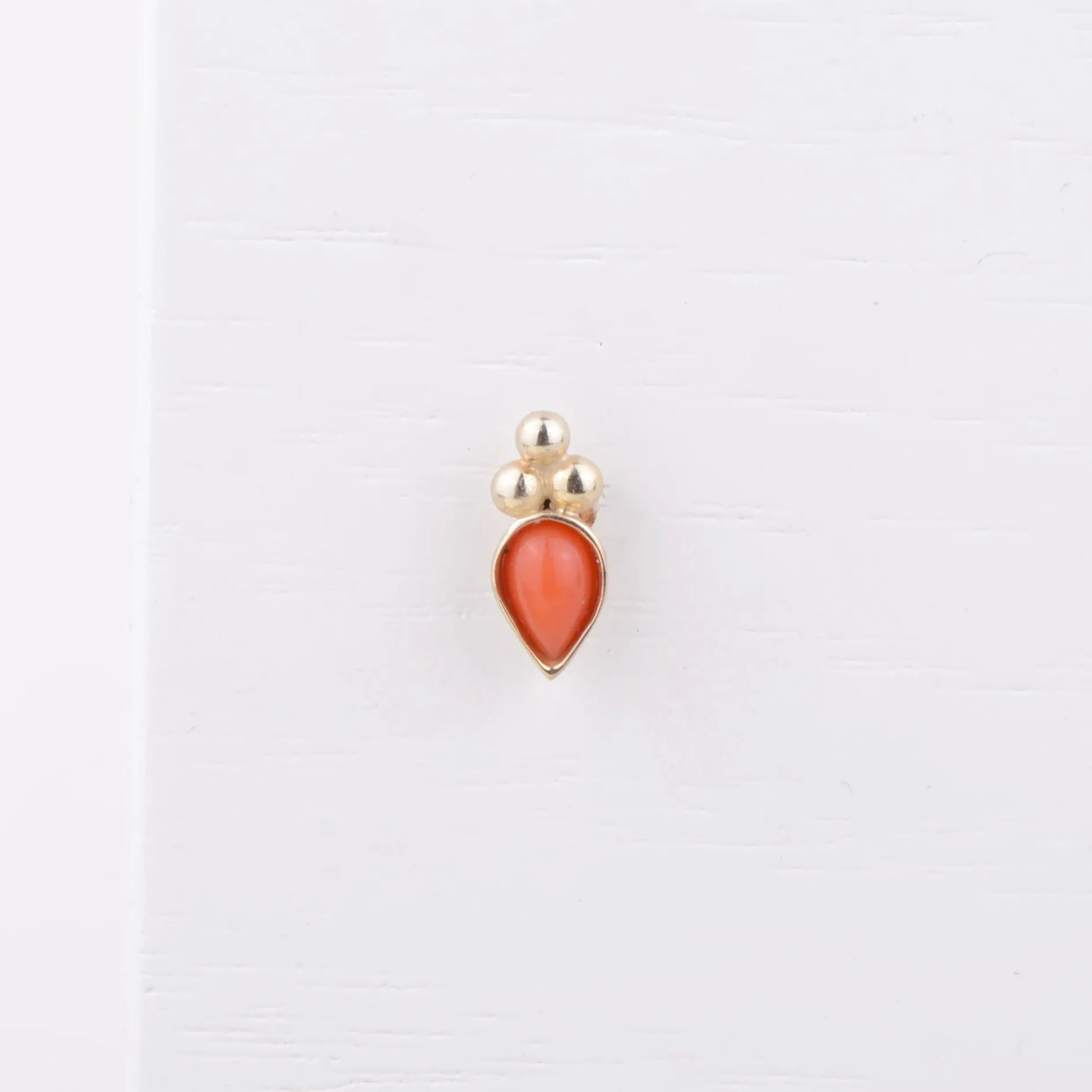 Oorbel 14k amour