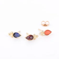 Oorbel 14k amour