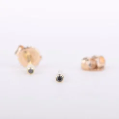 Oorbel 14k black