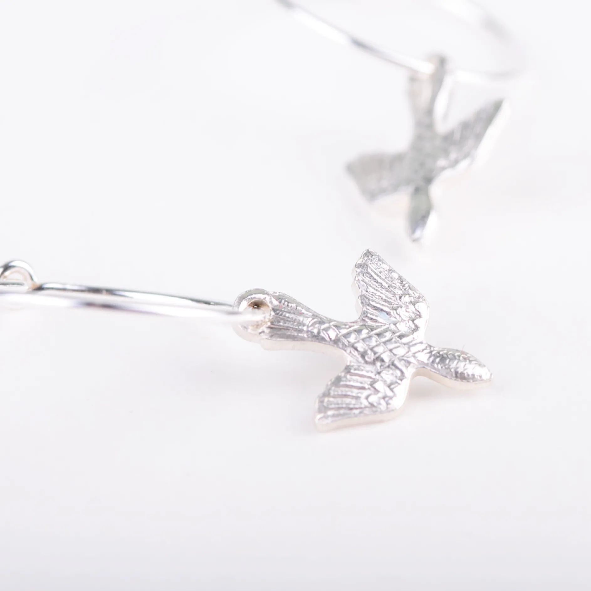 Oorbellen bird hoop