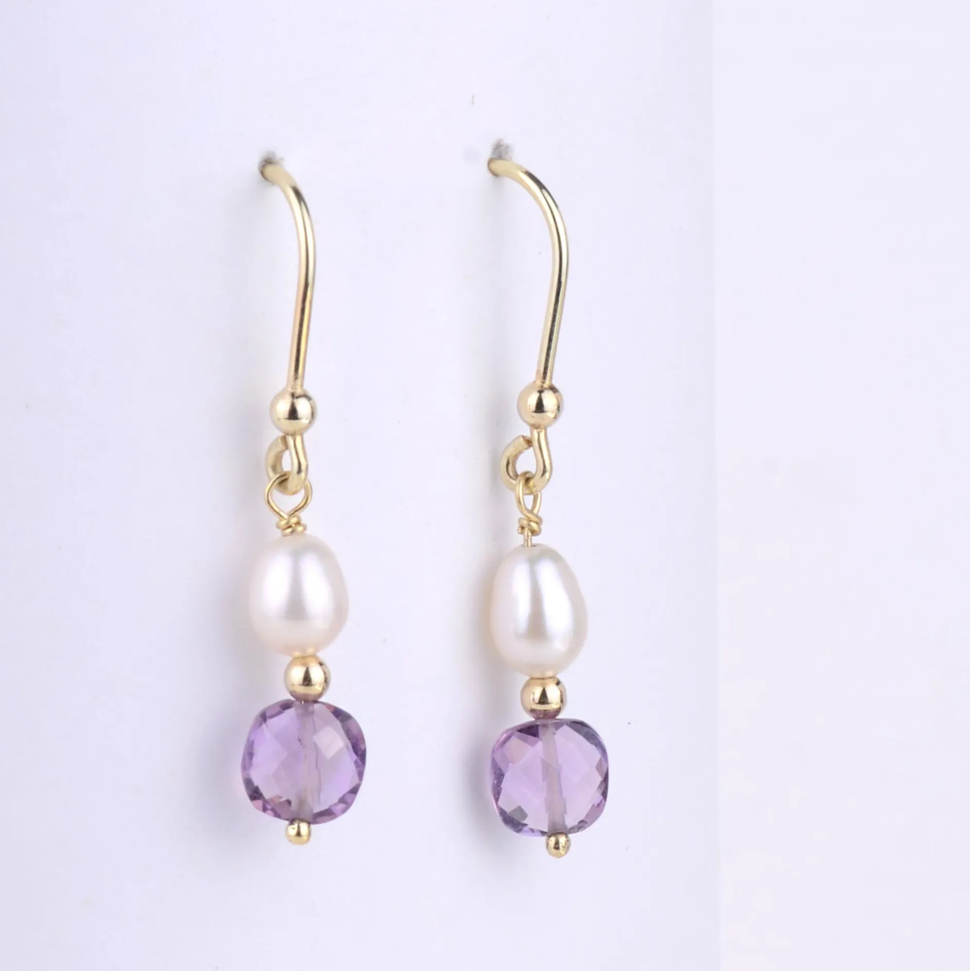 Oorbellen 14k dash of purple