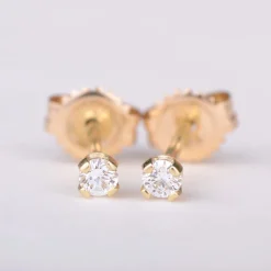 Oorbellen 14k diamond studs