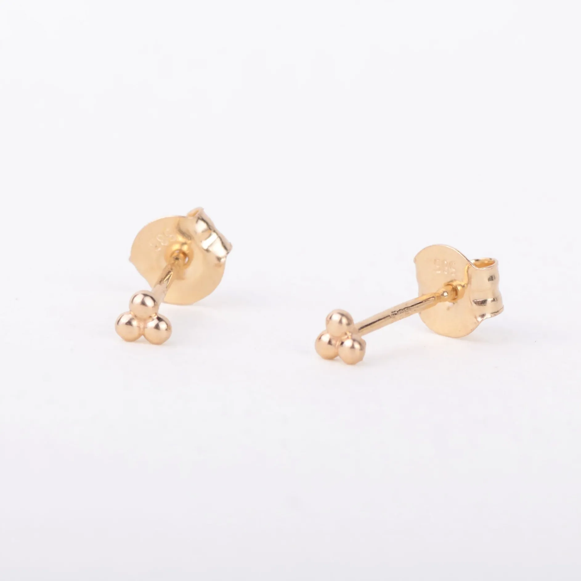 Oorbellen 14k dots