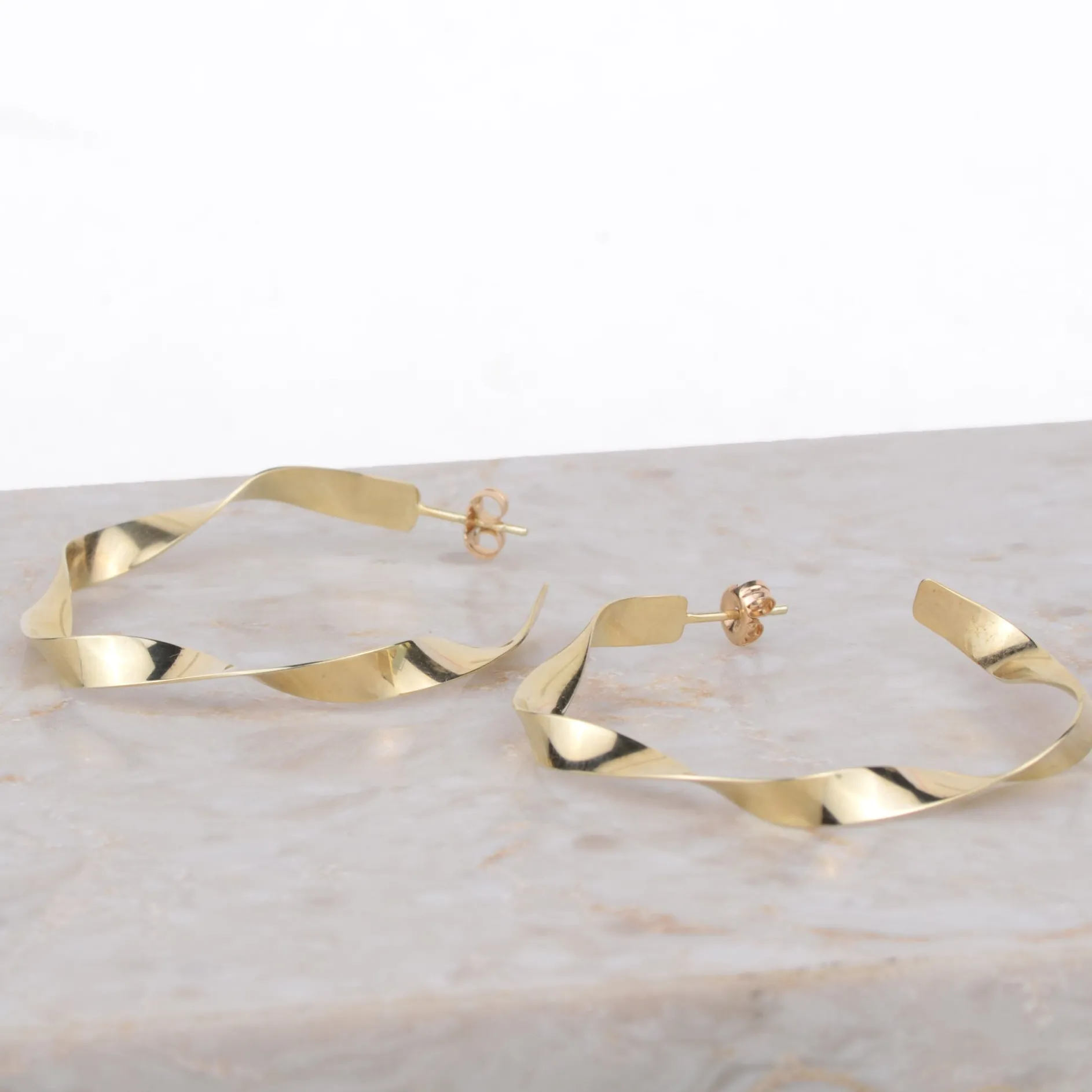 Oorbellen 14k garland hoop