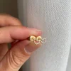 Oorbellen 14k heart