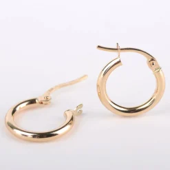 Oorbellen 14k hula hoop