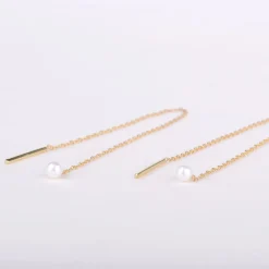 Oorbellen 14k mercurius