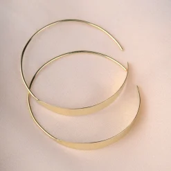 Oorbellen 14k moon
