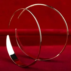 Oorbellen 14k moon