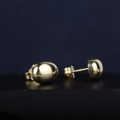 Oorbellen 14k nugget