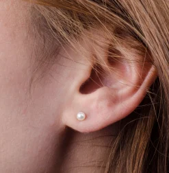 Oorbellen 14k pearl